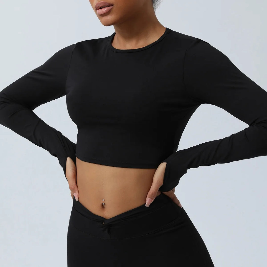 Sportowy crop top