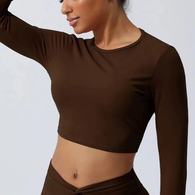 Sportowy crop top